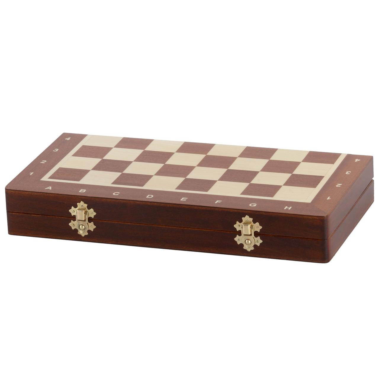 MAHOGNI Magnetisk Skakspil