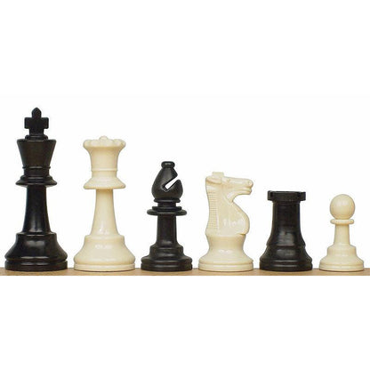 Roll-up Chess Board and Weighted Chess Pieces MARSHALL No. 6