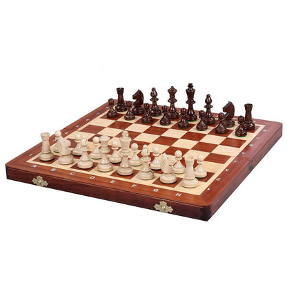 COMPACT STAUNTON Shakkipeli | 35cm-Taitettava Virallinen Shakkisetti-TiberianChess.fi