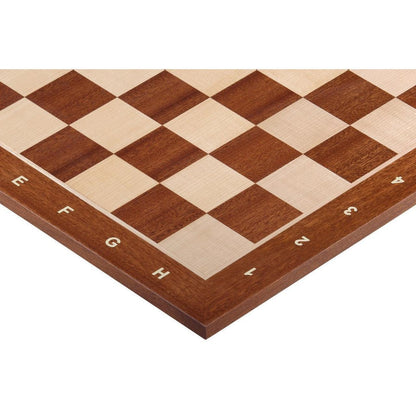 Chess Board MAHOGANY & Chess Pieces GERMAN STAUNTON